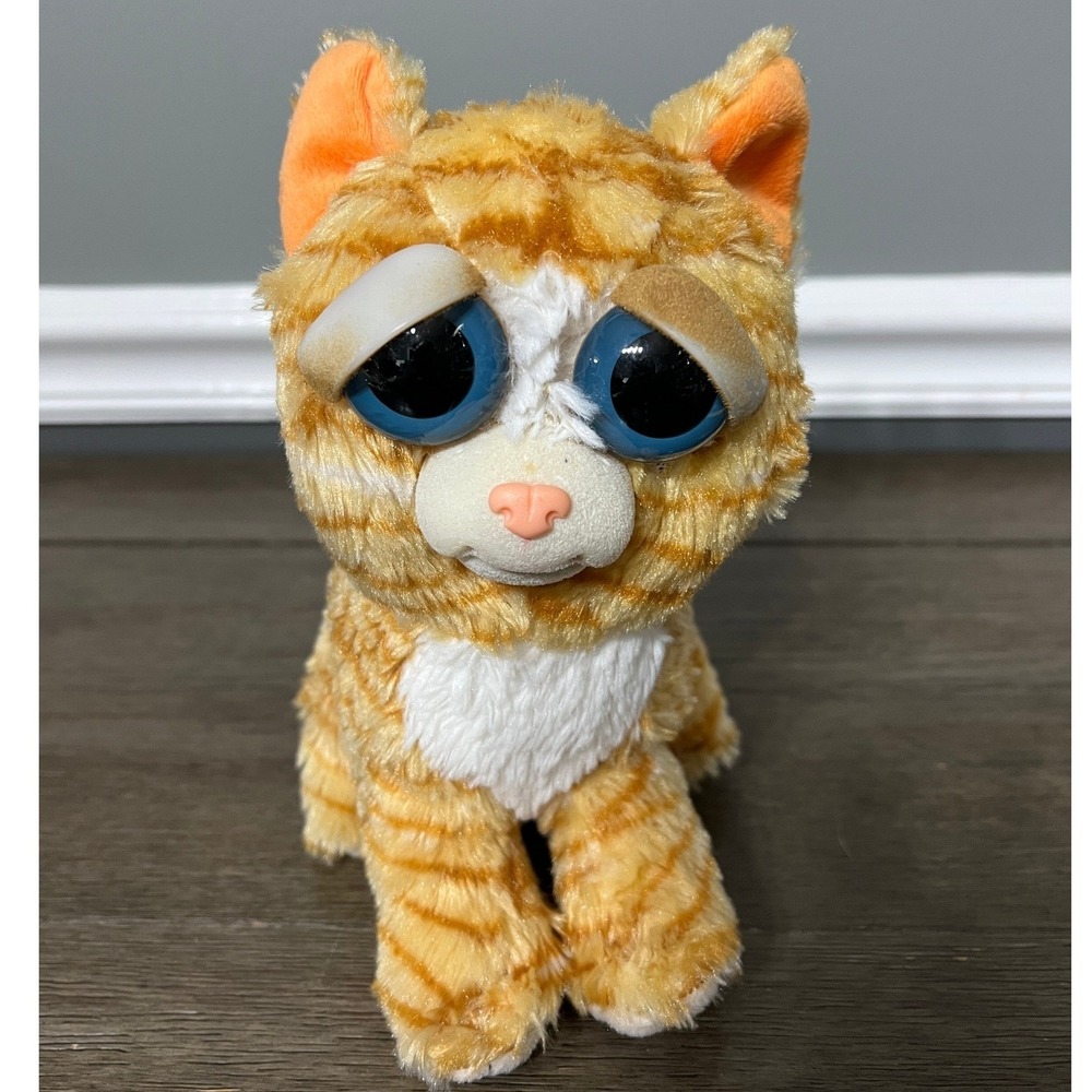 Feisty Pets Princess Pottymouth Tabby Cat Orange Plush Stuffed Animal Toy 8"